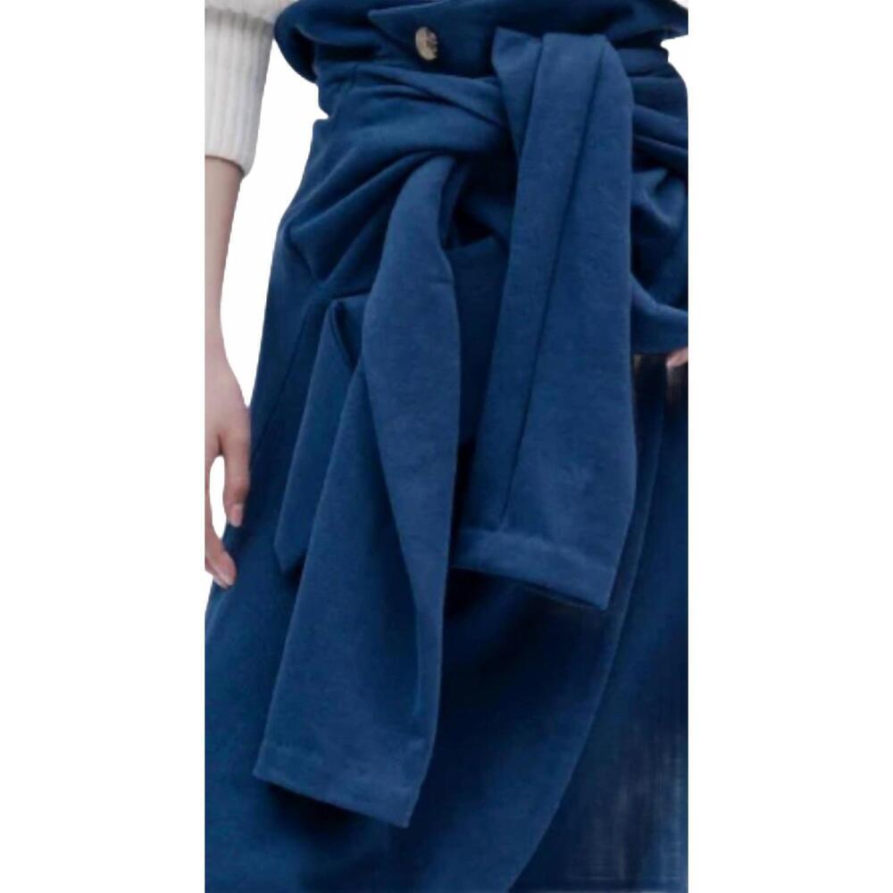 NEW AWAKE modern jersey jogger with shirt skirt in navy - Picture 2 of 3